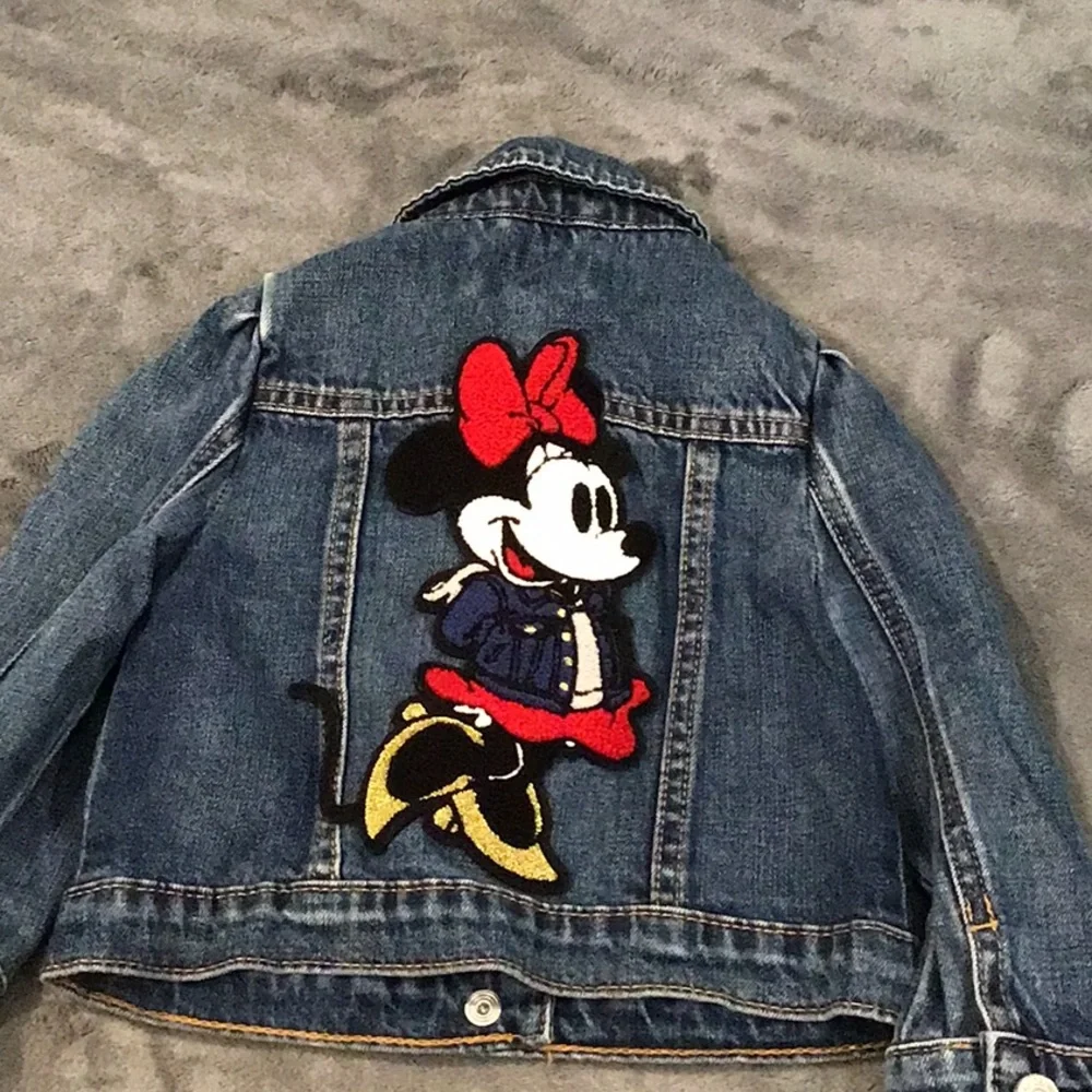 Baby Gap Disney Minnie Mouse Toddler Girls' Denim Jacket - 2T